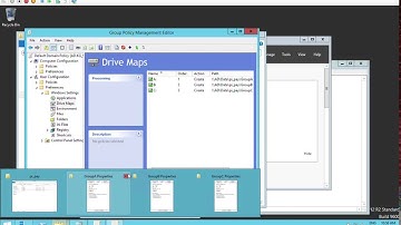 Part19: How to map drive for user in windows server 2012 r2