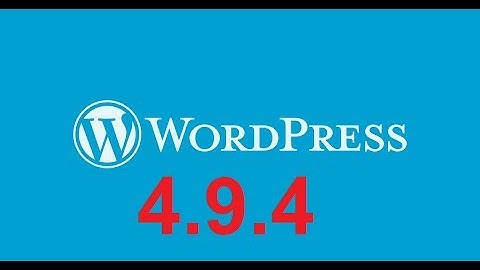 How to Install, Setup and Configure WordPress 4.9.4 on localhost Windows 10 Wamp 3