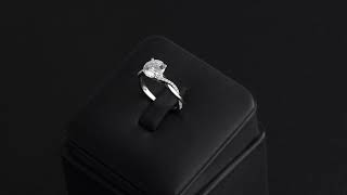Aairah's Diamond Hut Pettie Twisted Vine Solitaire Diamond Ring.
