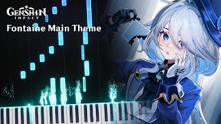 Fontaine Main Theme, (From the Live Symphony Performance) Genshin Piano Arrangement arr. sungvin