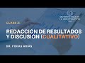 Clase 3: Redacción de Resultados y Discusión