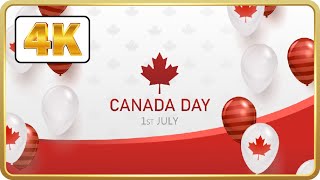 Canada day 1st July background Video Loop 4K screenshot 2
