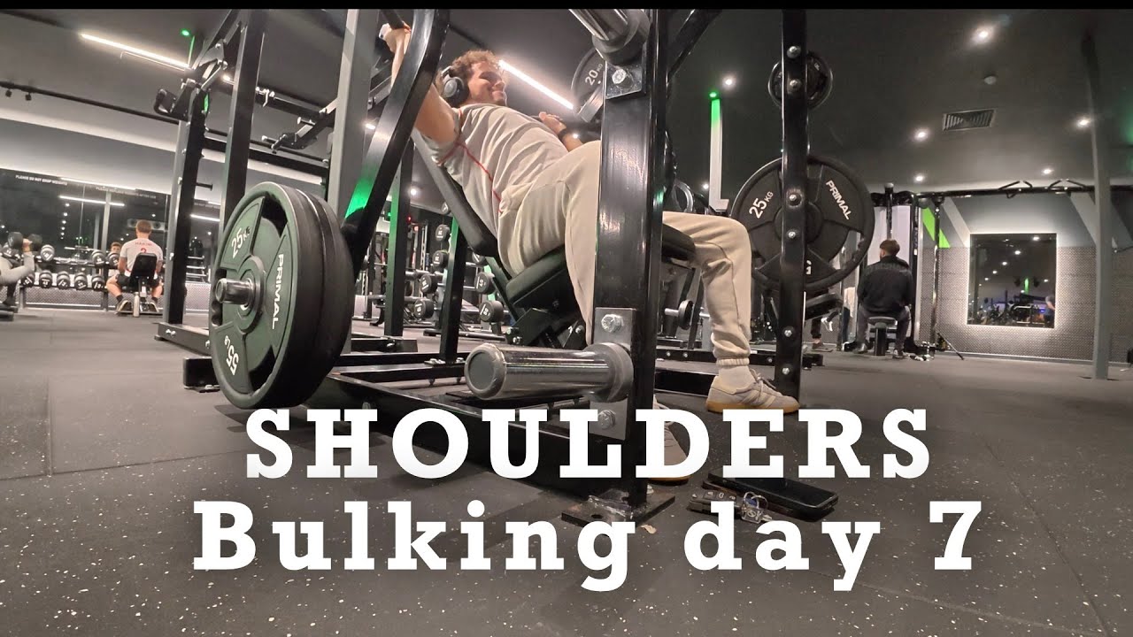 Why you don't enjoy training - Shoulder Workout - Winter Bulk Day #7