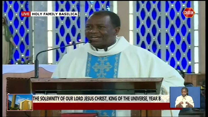LIVE:Holy Mass from Holy Family Basilica Presided by ArchBishop Philip Anyolo II 21st November 2021