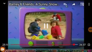 Barney Says Segment (A Sunny, Snowy Day) (Slow Motion)