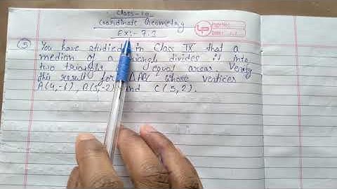 You have studied in class IX that a median of a triangle divides it into two triangles of equal