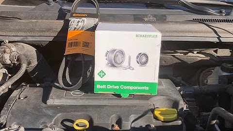 DIY - 2014 Opel Corsa D 1.4: Change the drive belt and tensioner