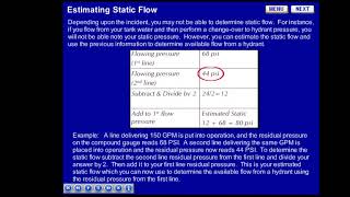 Estimating Static Flow