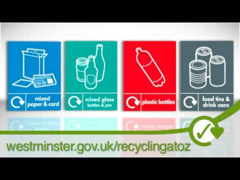 Go Green - Recycling in Westminster London / UK