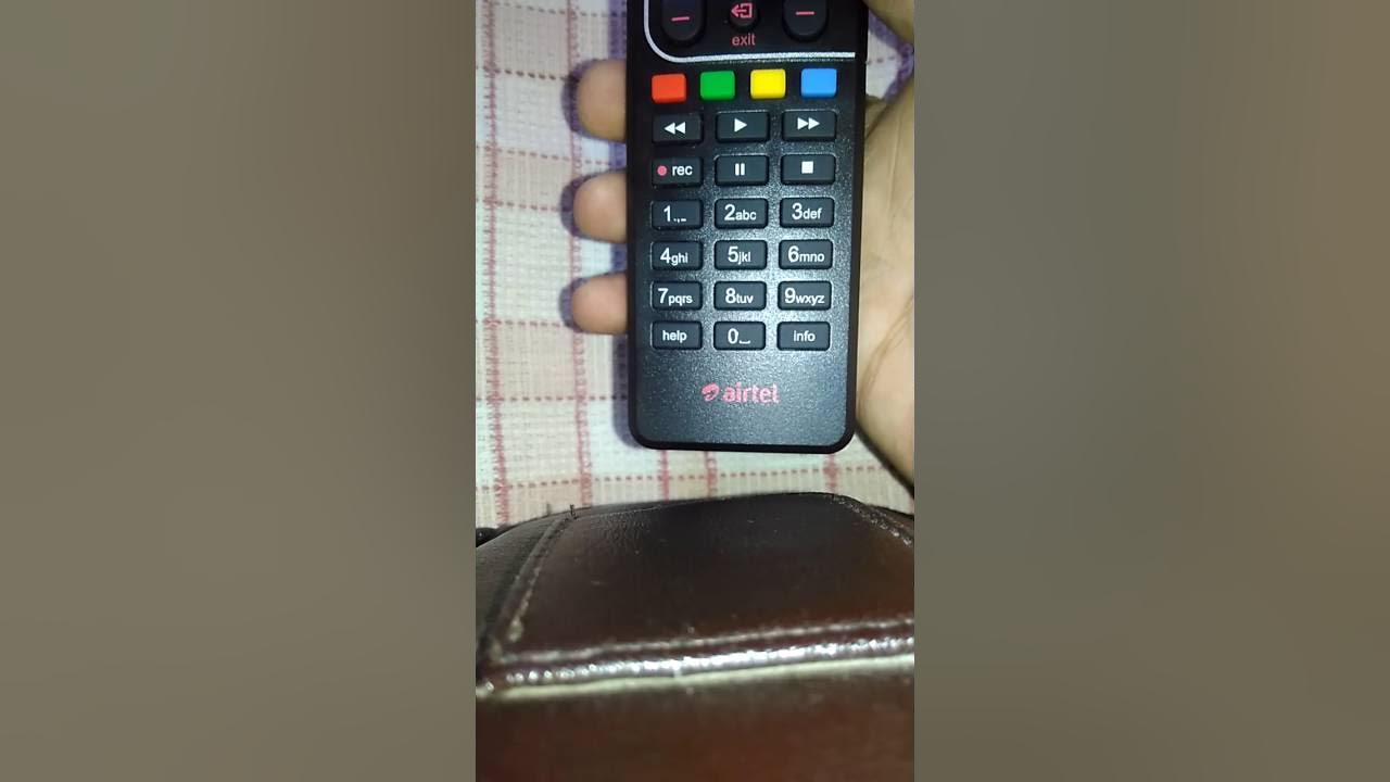How to pair airtel remote YouTube