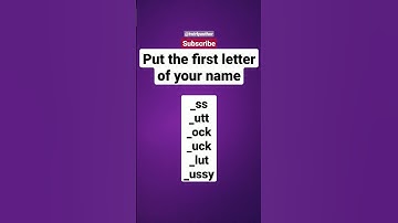 put the first letter of your name #shorts #art #viral #funny