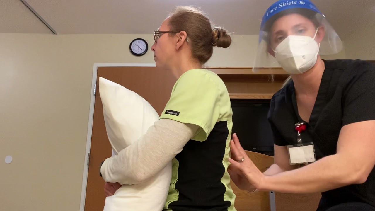 Segmental breathing: posterior expansion