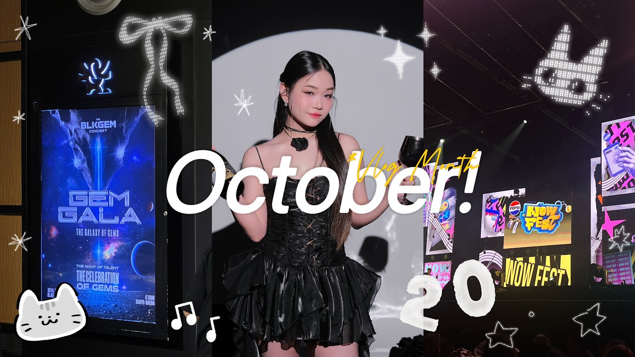 มาแล้วเดือนตุลา ปีนี้ยี่สิบขวบ | OCTOBER VLOG MONTH 2025