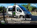 Van tour of Fiat Ducato van conversion by Indie Campers. Active Plus campervan vantour review