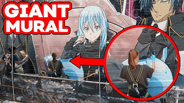 Rimuru Arrives in NYC?! | That Time I Got Reincarnated as a Slime Anime Mural