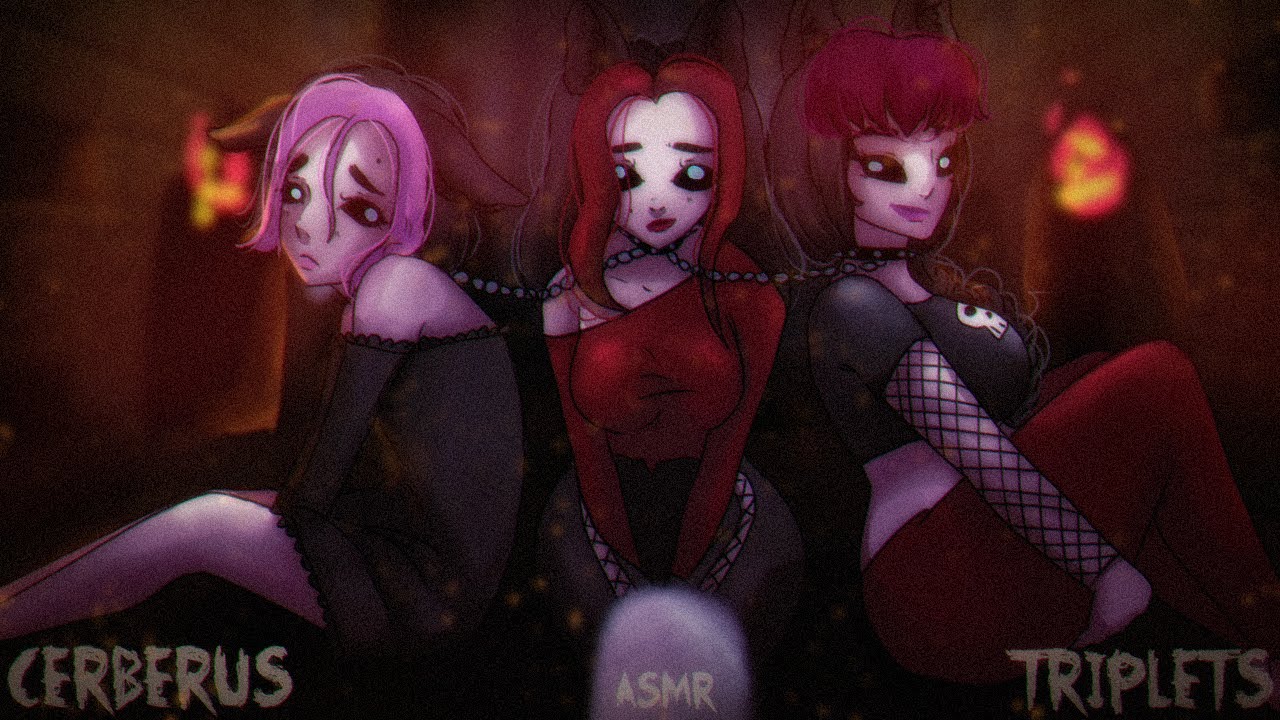 ASMR Cerberus Triplets Roleplay ft. VividlyASMR, BabyPink ASMR (gender neutral) [DEATH] - An audio roleplay focused on ASMR and Vore.
Unlisted due to the sensitive/unpleasant subject and listener's implied Death.