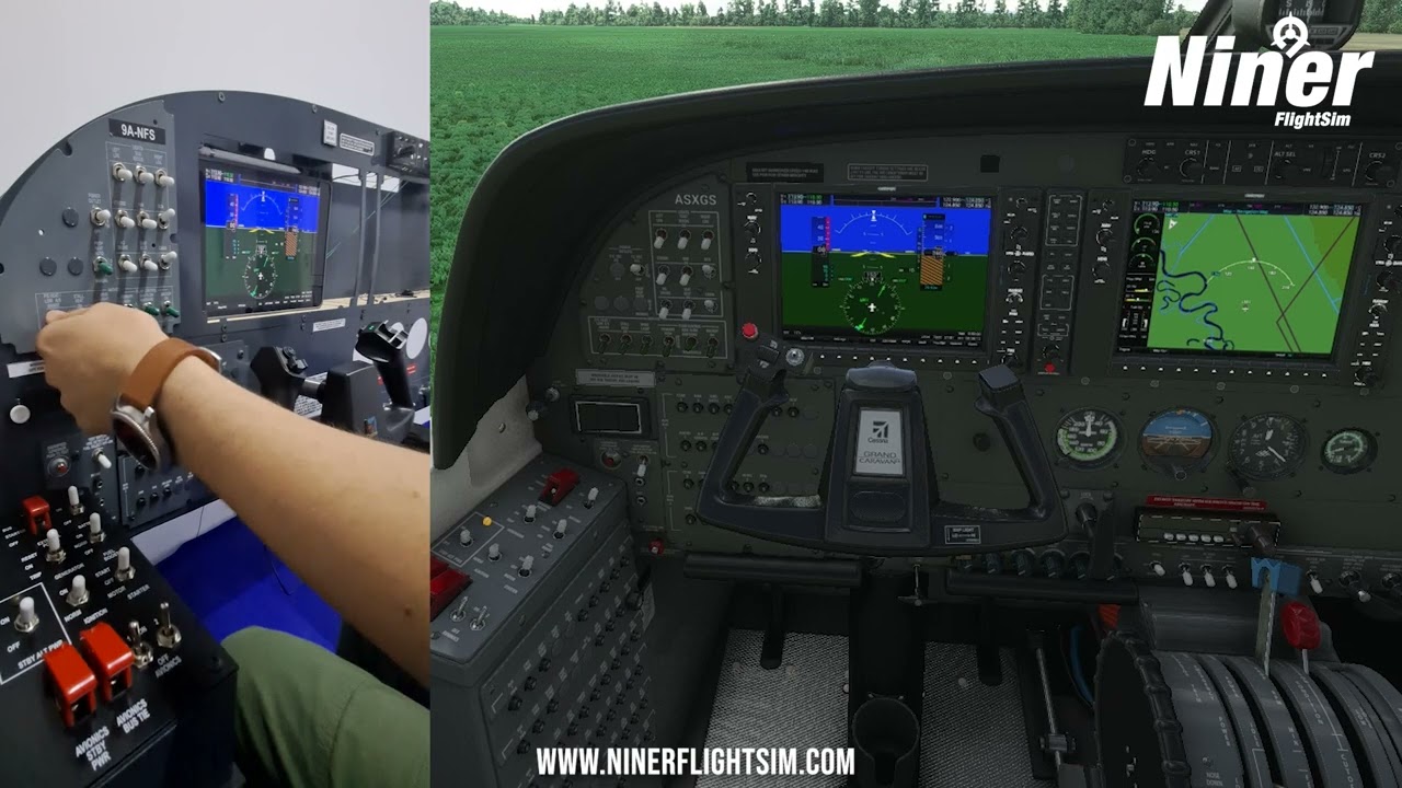 CESSNA C208B GRAND CARAVAN HOME COCKPIT - STARTUP DEMONSTRATION