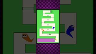 Blue Among us vs 3 Different colours Angry Square #shorts #satisfying #gaming