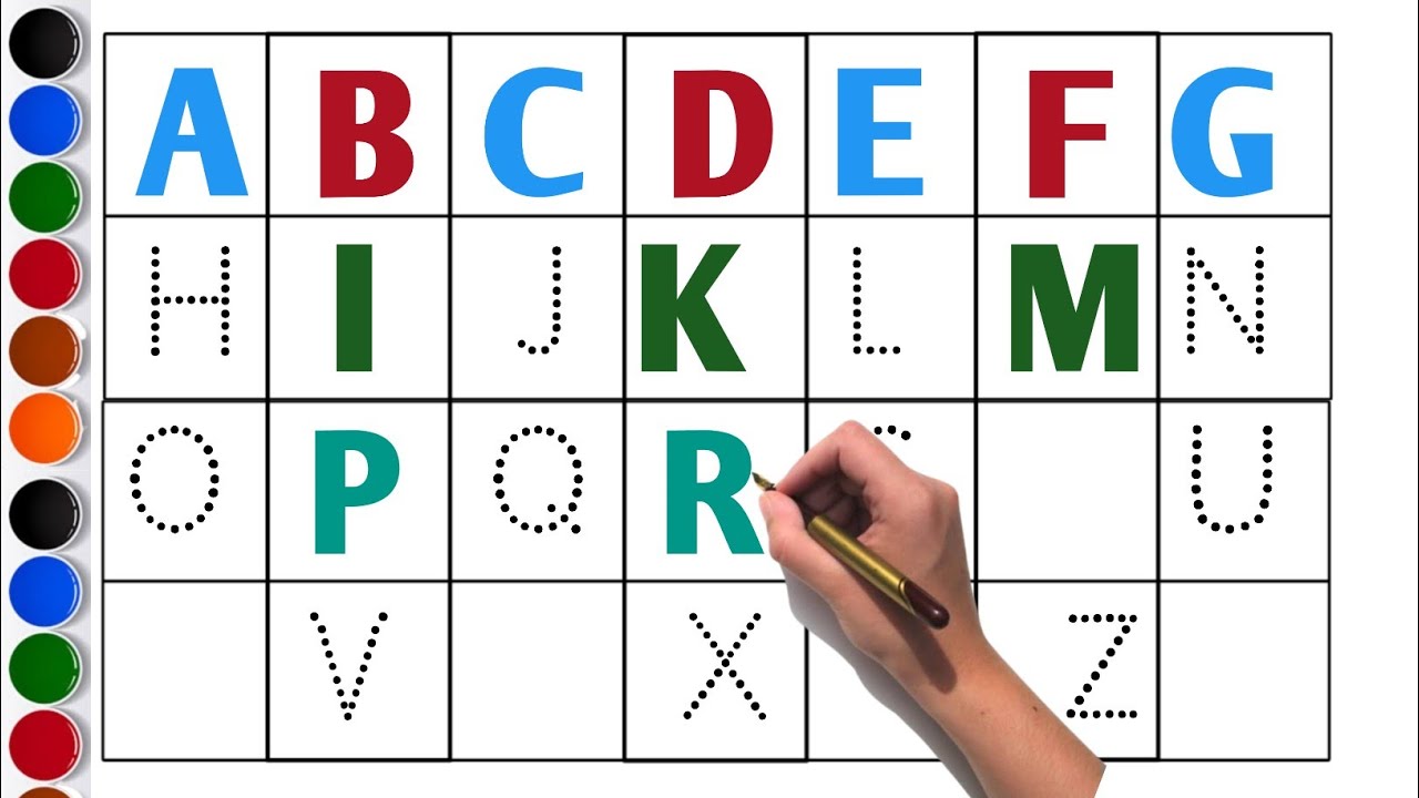 Abcd writing practice || A for Apple || B for ball || C for kids # ...