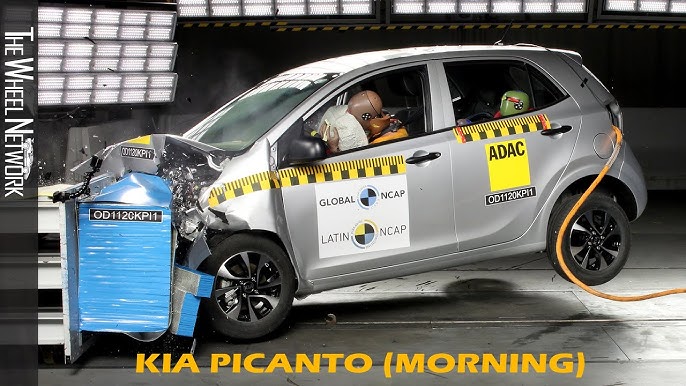 Euro NCAP | Kia | | Crash Picanto test 2004 - YouTube