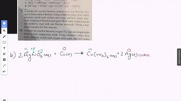 Identify the species reduced, oxidized, reducing agent, and oxidizing agent 2