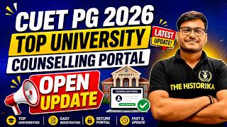 CUET PG 2026 | Low Marks Top University Registration portal open update। 50+ पर होगा admission 