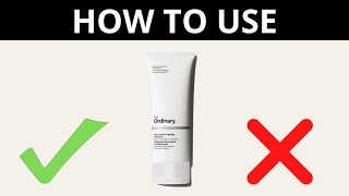 How To Use The Ordinary Glucoside Foaming Cleanser