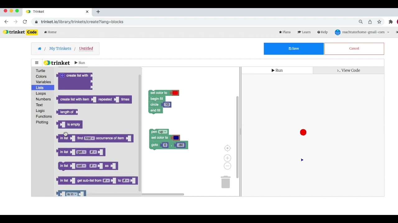 Python Turtle block Coding - YouTube