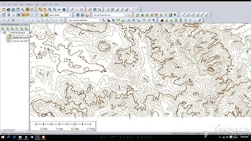Generate Contour line from DEM data using Global Mapper