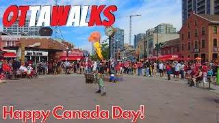 Canada Day walk through the Nation's Capital from ByWard Market to The Parliament of Canada - OTTAWA
