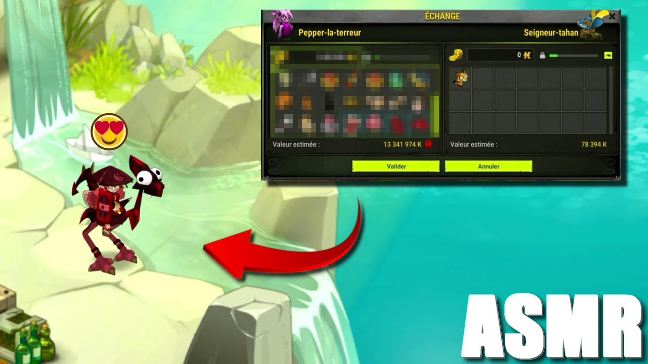 ASMR - Un abonné me donne TOUT son STUFF sur DOFUS 🤩🙏🏼