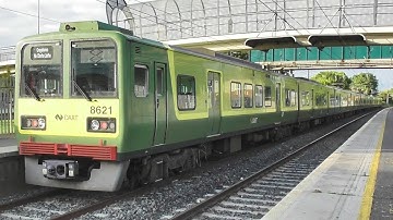 Irish Rail 8520 Class Dart Train 8628 - Kilbarrack Station, Dublin