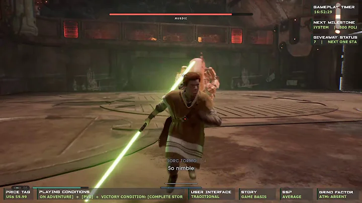 BOSS: Murdie | Escape the Underground Jail | Jedi Grandmaster Level | Star Wars Jedi: Fallen Order