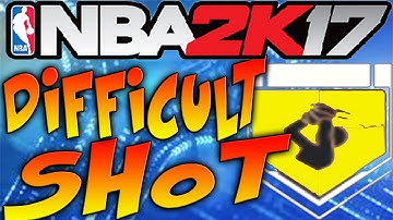 NBA 2K17 Tips - DIFFICULT SHOT BADGE TUTORIAL! - HOW TO GET DIFFICULT SHOT BADGE IN NBA 2K17!
