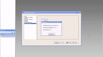 The basic procedure of a multiaxial calculation with FEM is shown./ training material / 6 th example