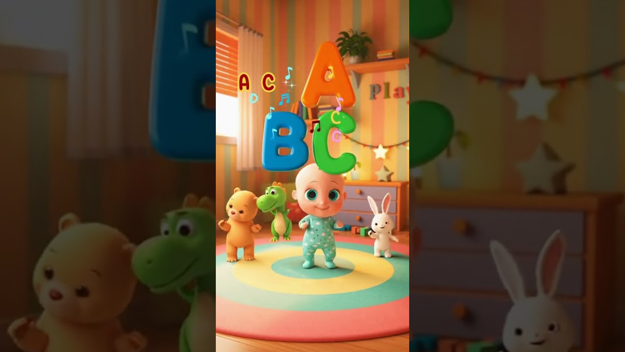 ABC Dance Party 🧸🎶 | Baby & Toy Animal Friends Learn Letters