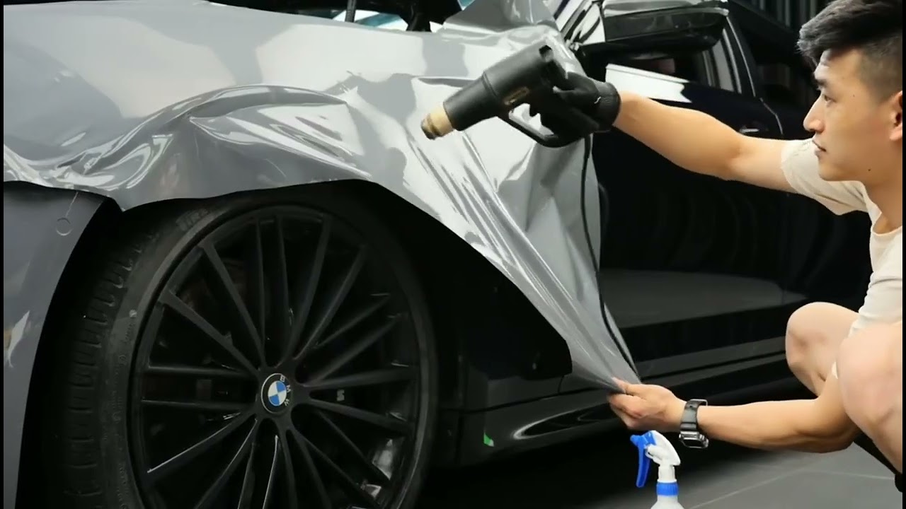 Super Gloss Nardo Grey Car Vinyl Wrap