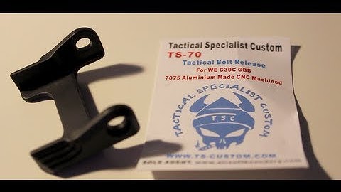 TSC Tactical Bolt Release for WE G39 (G36)