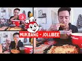 ⚠️ MESSY EATING • mukbang • 🍗 JOLLIBEE Chicken Dipped in GRAVY + Spaghetti 🍝 • Peach Mango Pie 🥧