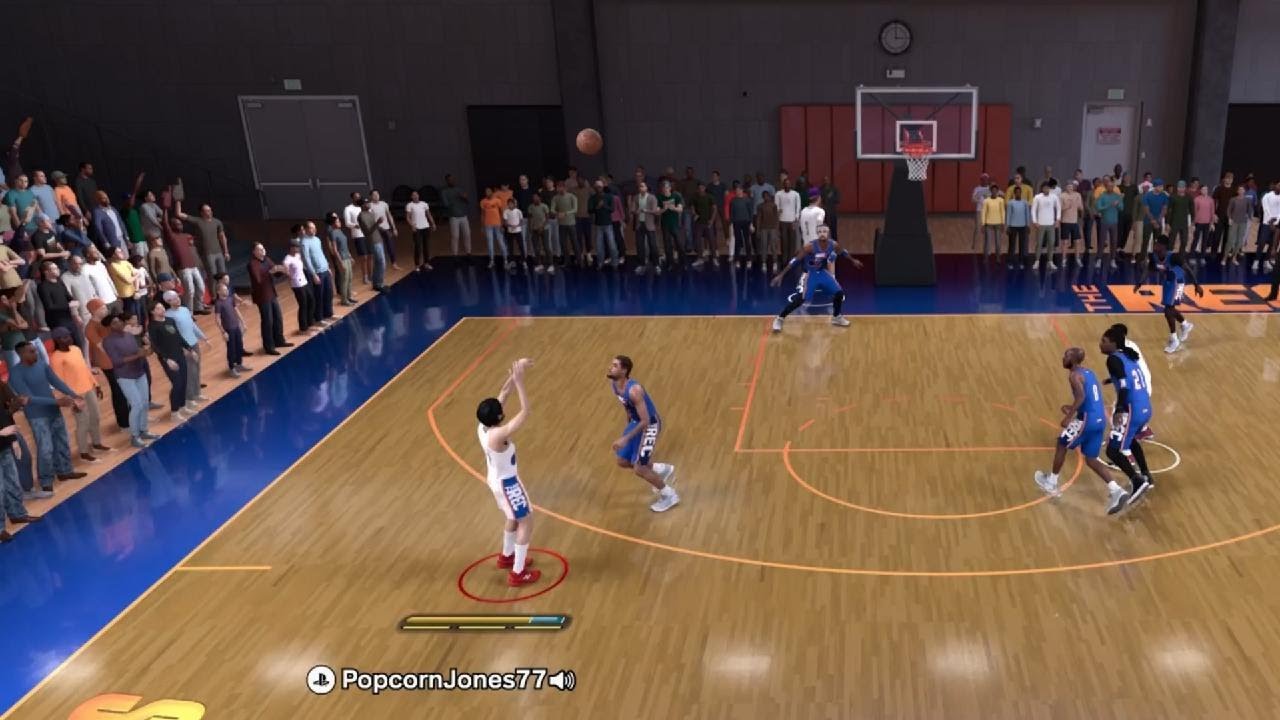 Easy win in NBA 2K26 REC w randoms! (Pistol Pete 86 Overall: 12 PTS 5 AST 100% 3PT)