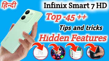 Infinix smart 7 hd Tips And Tricks | Top 45++ Hidden Features | Infinix smart 7 hd