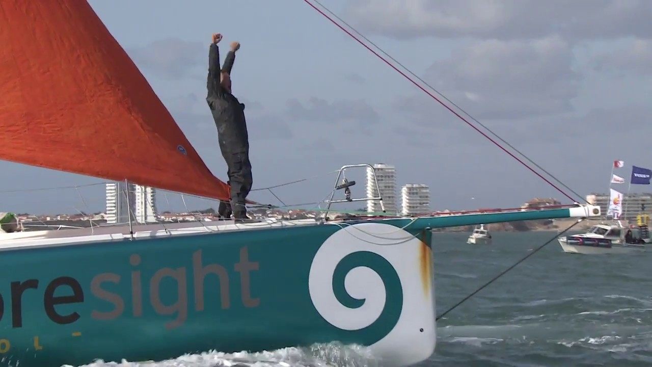 D110 : Conrad Colman's arrival / Vendée Globe