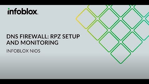 Infoblox NIOS DNS Firewall