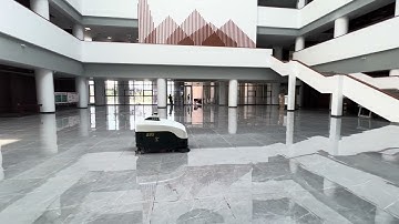 Kokobots Autonomous Sweeper & Scrubber Robot S95 Works in University Campus 2