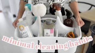 Minimal Cleaning Habits | how to have a tidy & clean space