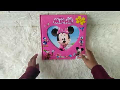 My First Puzzle Book Minnie Mouse 5 Puzzles Inside Youtube