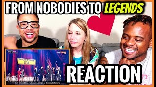 BTS From NOBODIES to LEGENDS PT. 1 REACTION - WHATCHAGOT2SAY