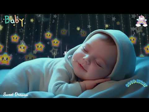 Soothing Baby Sleep Music 🌙 Beat Insomnia in 3 Minutes | Mozart & Brahms Lullabies 💤
