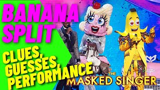 Famous Banana Split Performance, Clues and Guesses - Masked Singer - Episode 8 Wealth