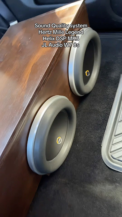 Loud and Clear SQ SYSTEM #automobile #subwoofer #speaker #bass #jlaudio #w7subwoofer
